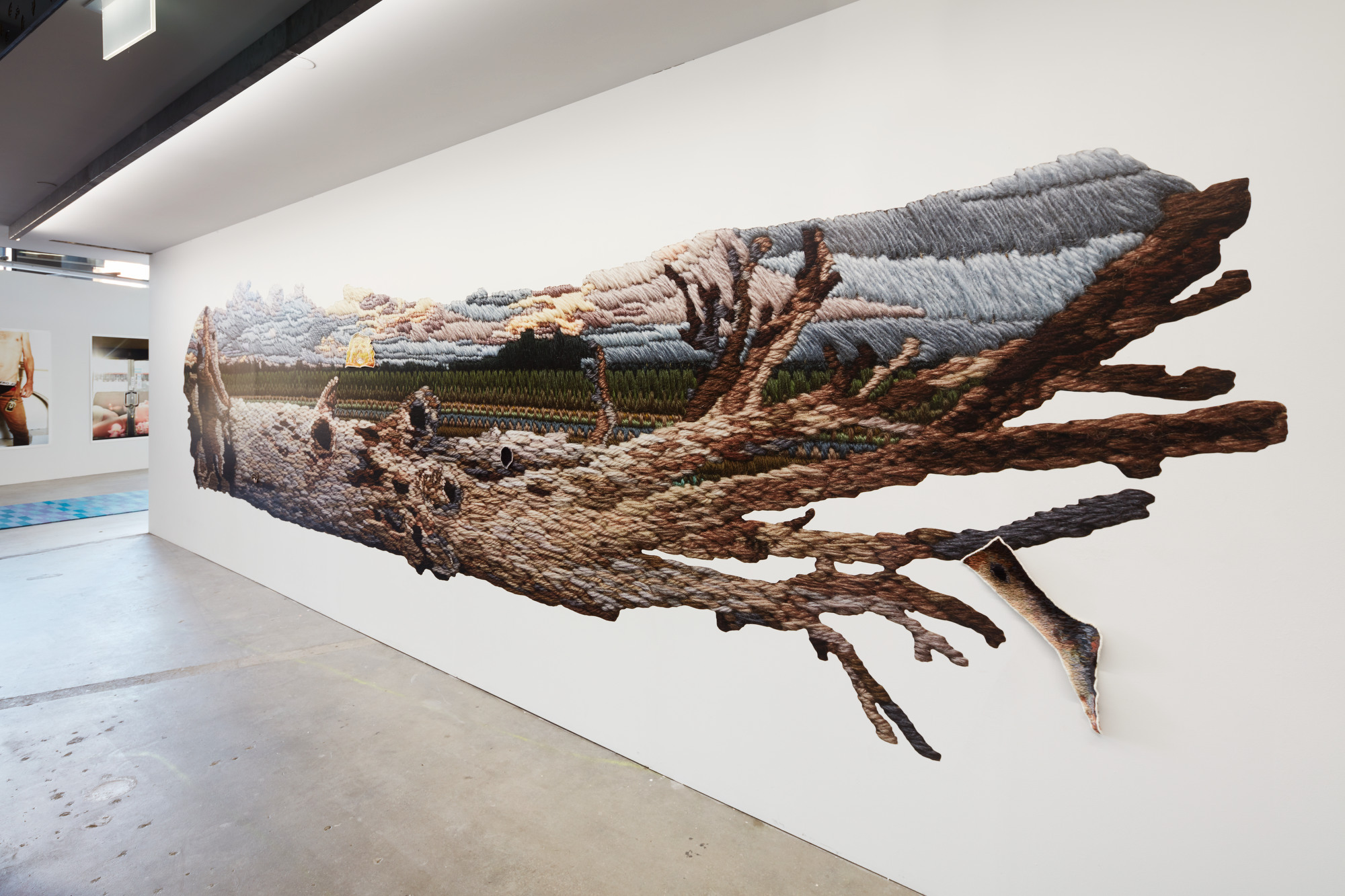 Sera Waters, Limb by Limb, 2018, gallery residency, vinyl wallpaper