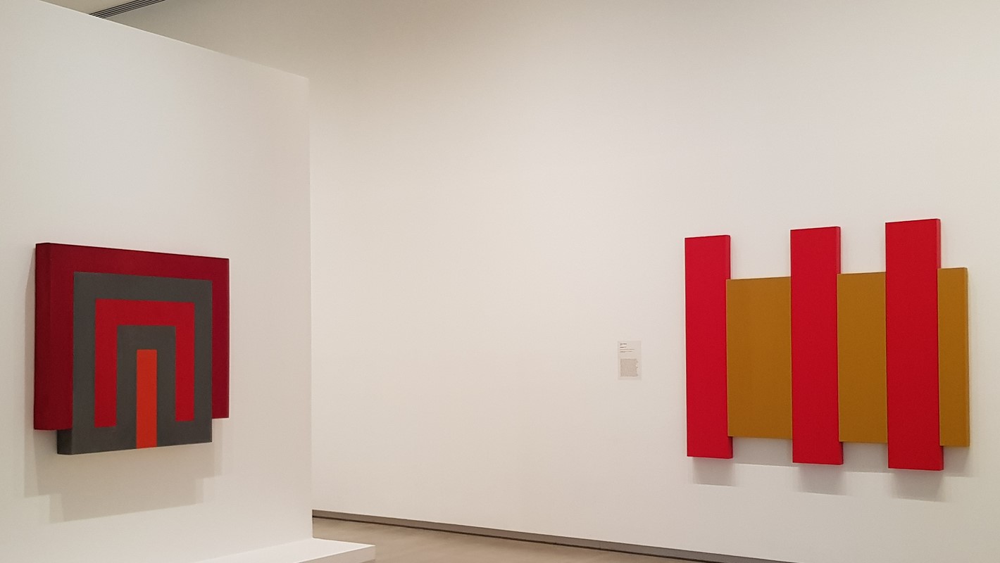 Michael Johnson, Halo, 1968 & Trevor Vickers, Untitled, 1970. Modern Currents at TarraWarra Museum of Art, 2018