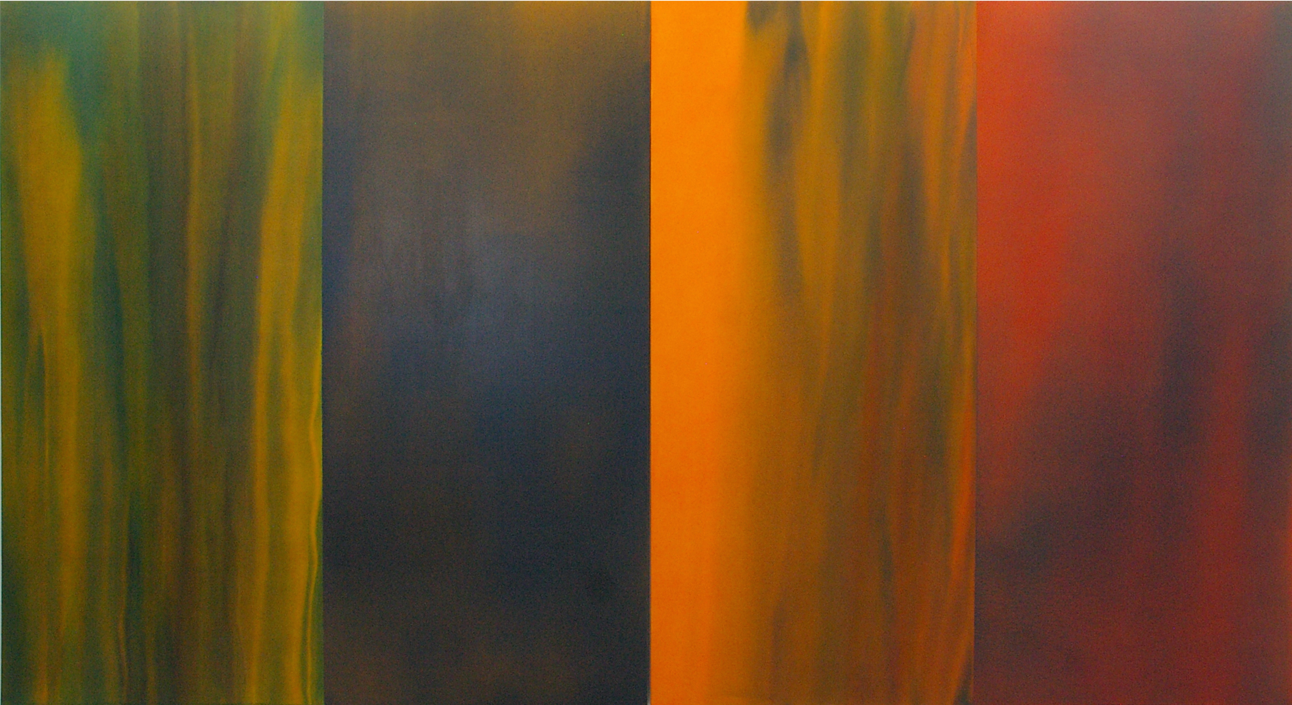 Jeremy Kirwan-Ward, You can see it from here, 2016, acrylic on canvas,  201.5 x 368cm