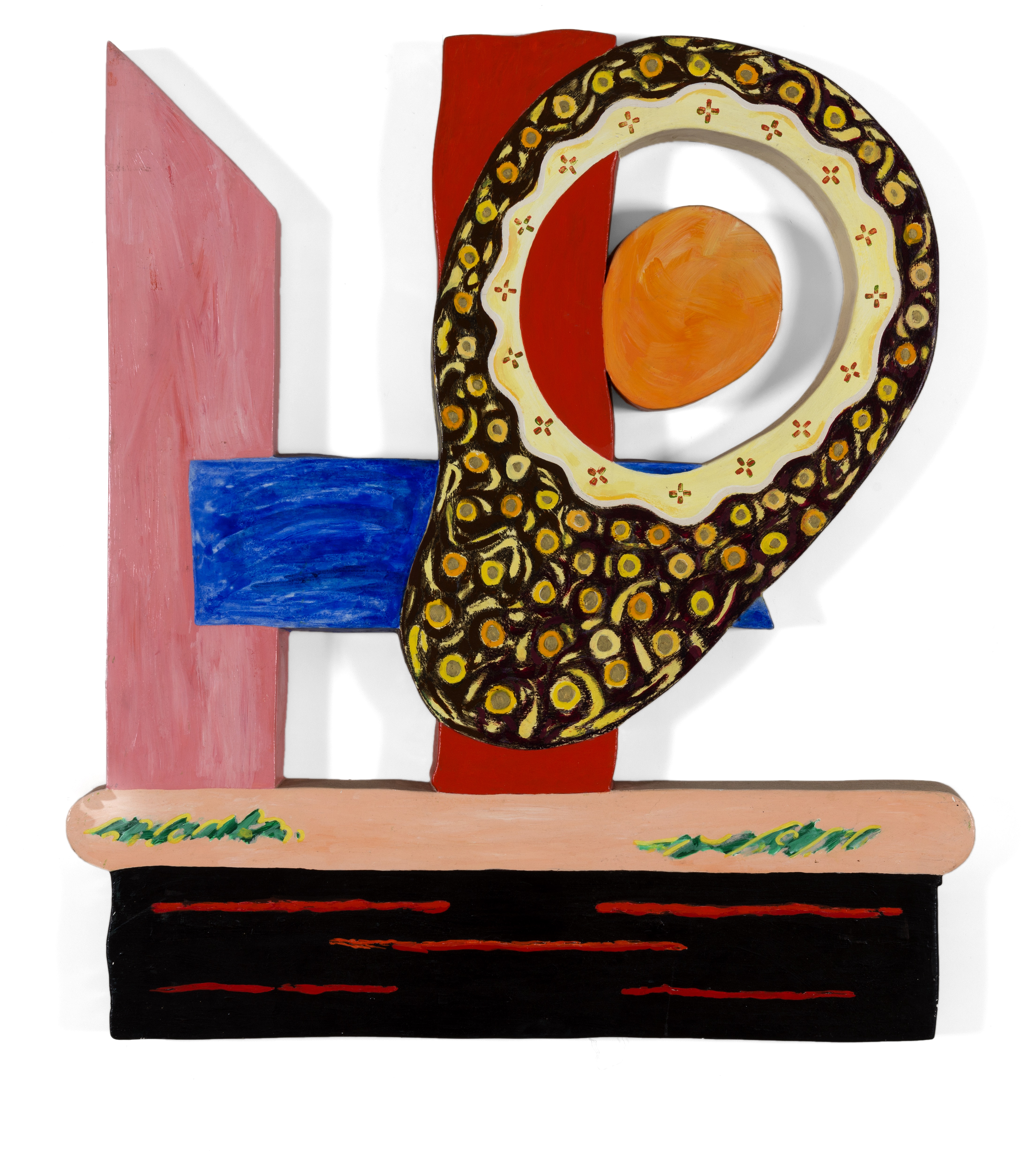 Trevor Vickers, Untitled Catalan, 1987, acrylic on gesso panel, 100 x 86cm