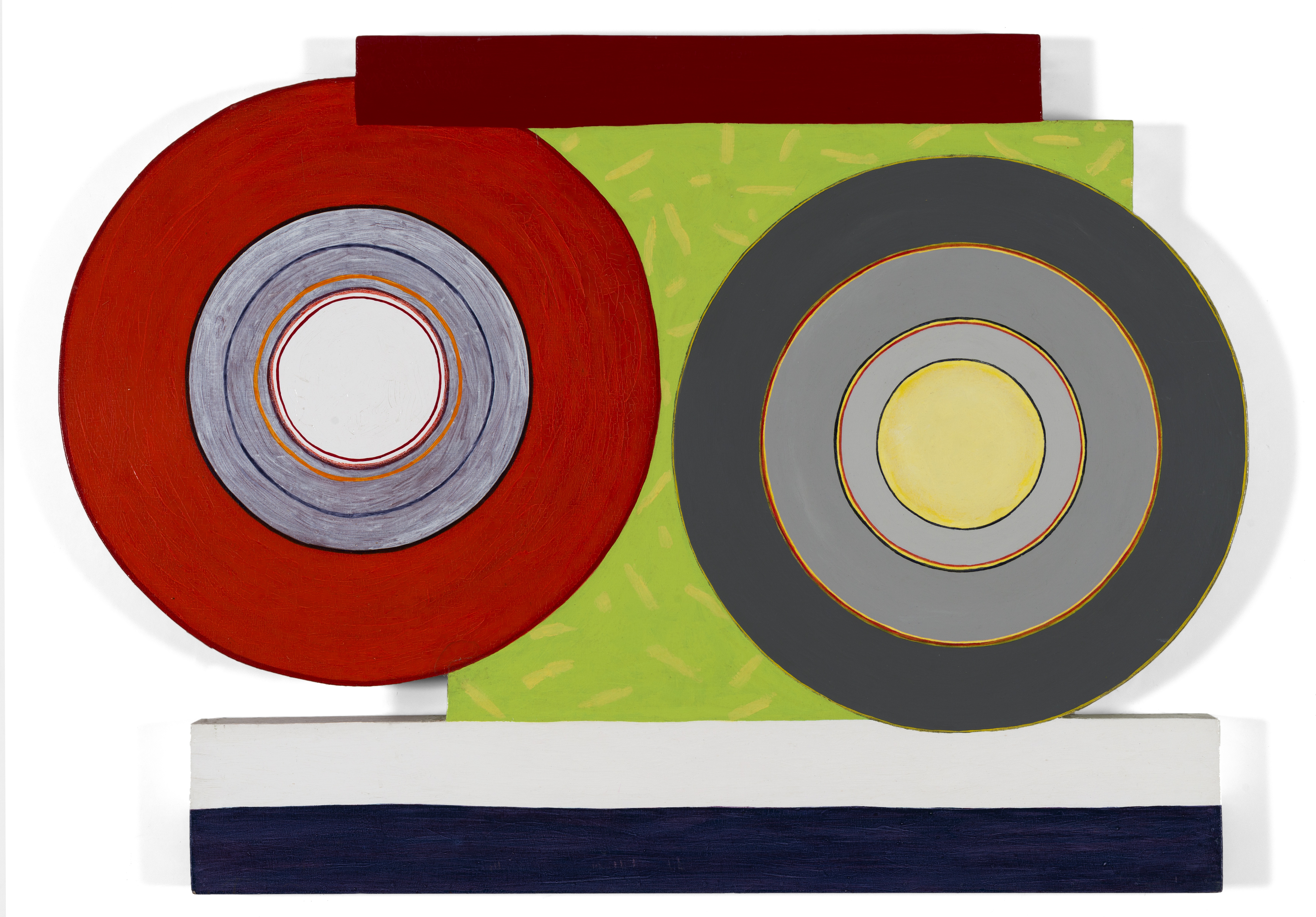 Trevor Vickers, Untitled Catalan, 1986, acrylic on gesso panel, 77.5 x 106.5cm