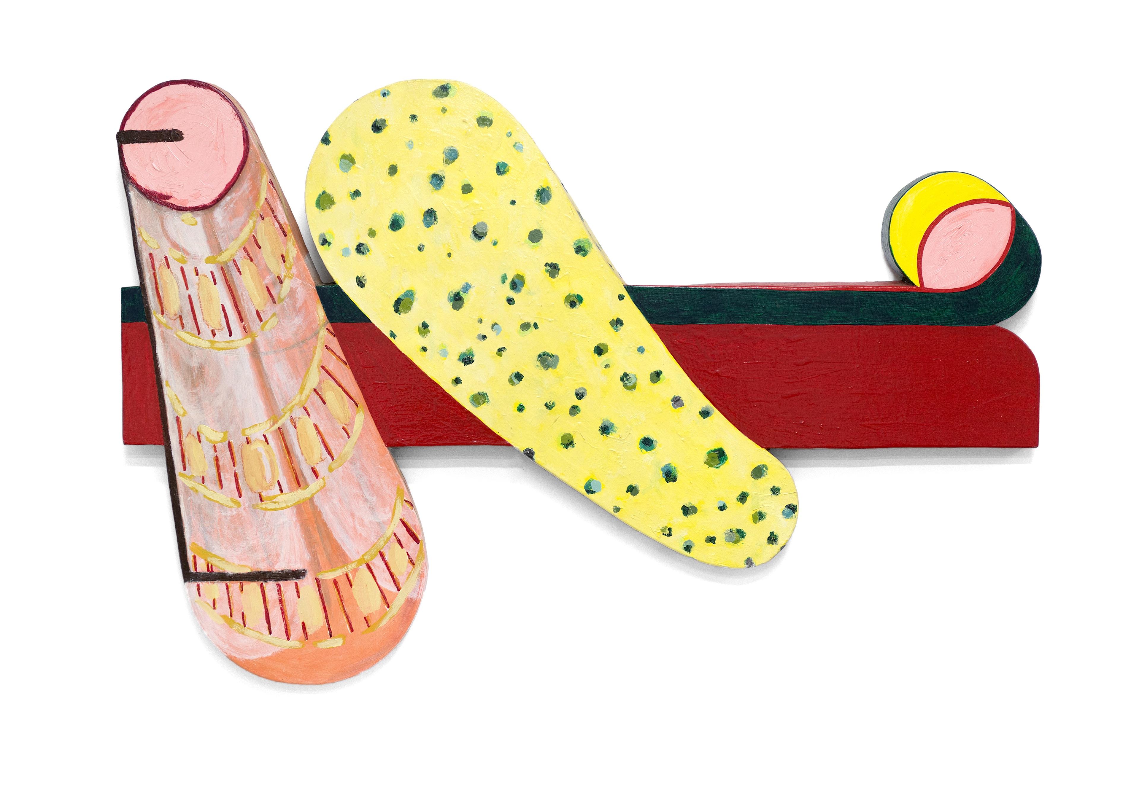 Trevor Vickers, Untitled Catalan, 1986, acrylic on gesso panel, 74 x 105cm