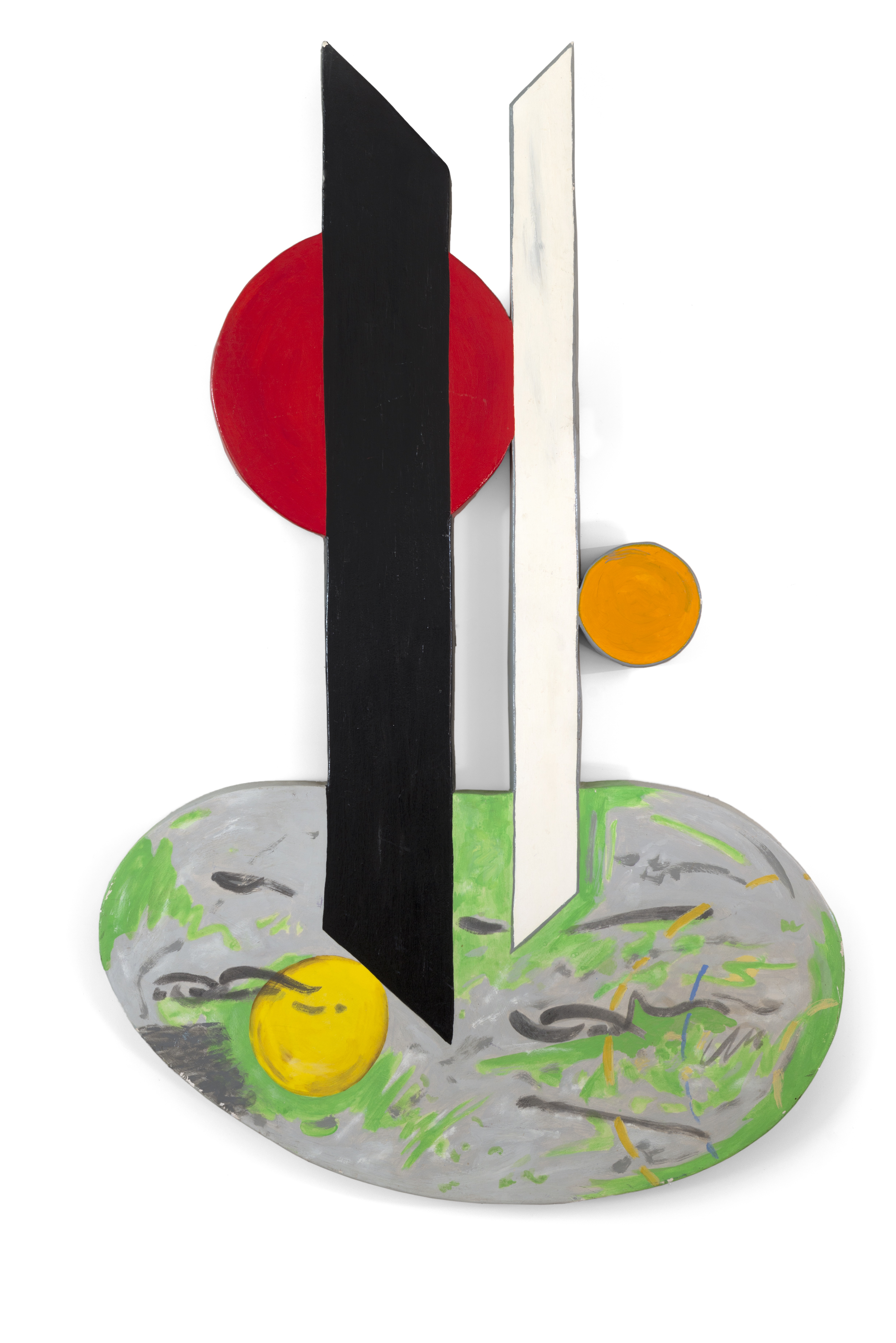 Trevor Vickers, Untitled Catalan, 1992, acrylic on gesso panel, 140 x 91cm