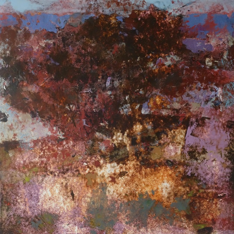 Merrick Belyea, Mosman Bay, 2019, oil on board, 92 x 91.5cm