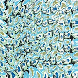 Alex Spremberg, Liquid Grid #4, 2011, enamel on canvas, 61 x 16 x 3.5cm