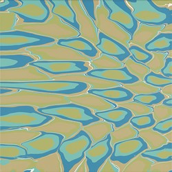 Alex Spremberg, Liquid Grid #10, 2011, enamel on canvas, 61 x 16 x 3.5cm