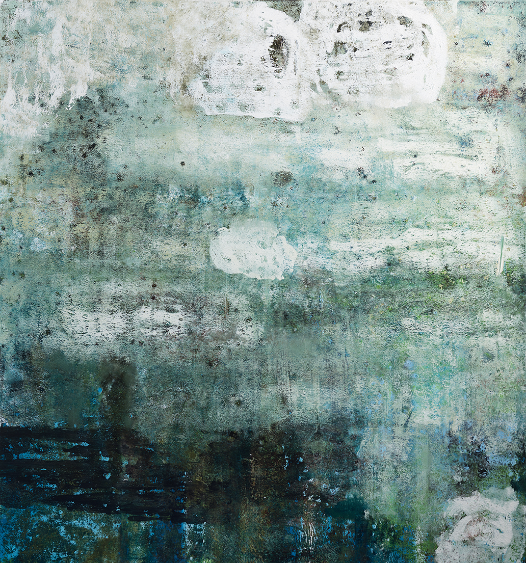 Jo Darbyshire, Arthur's Head, 2015, oil on canvas, 150 x 150cm