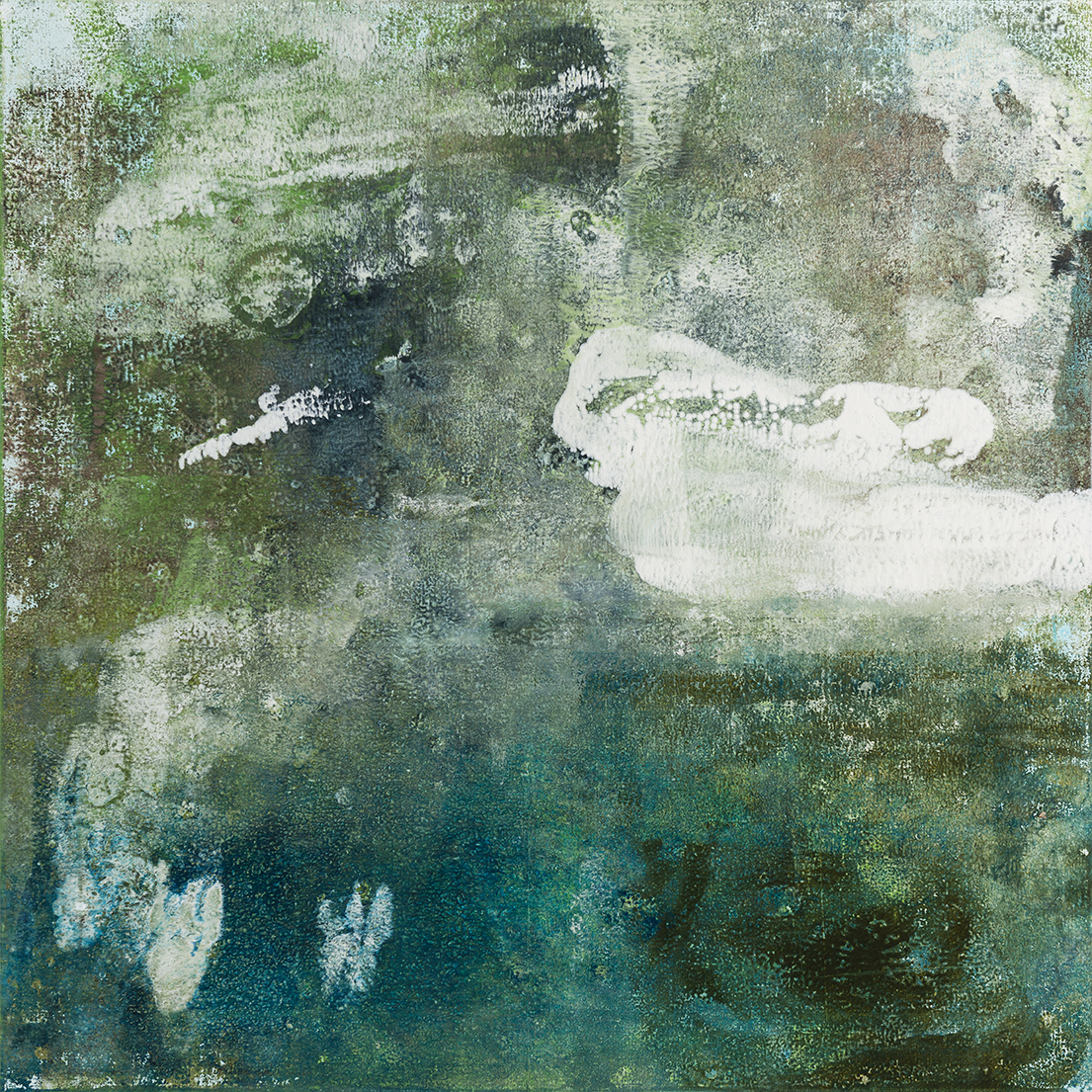 Jo Darbyshire, High Street, 2015, oil on canvas, 90 x 90cm