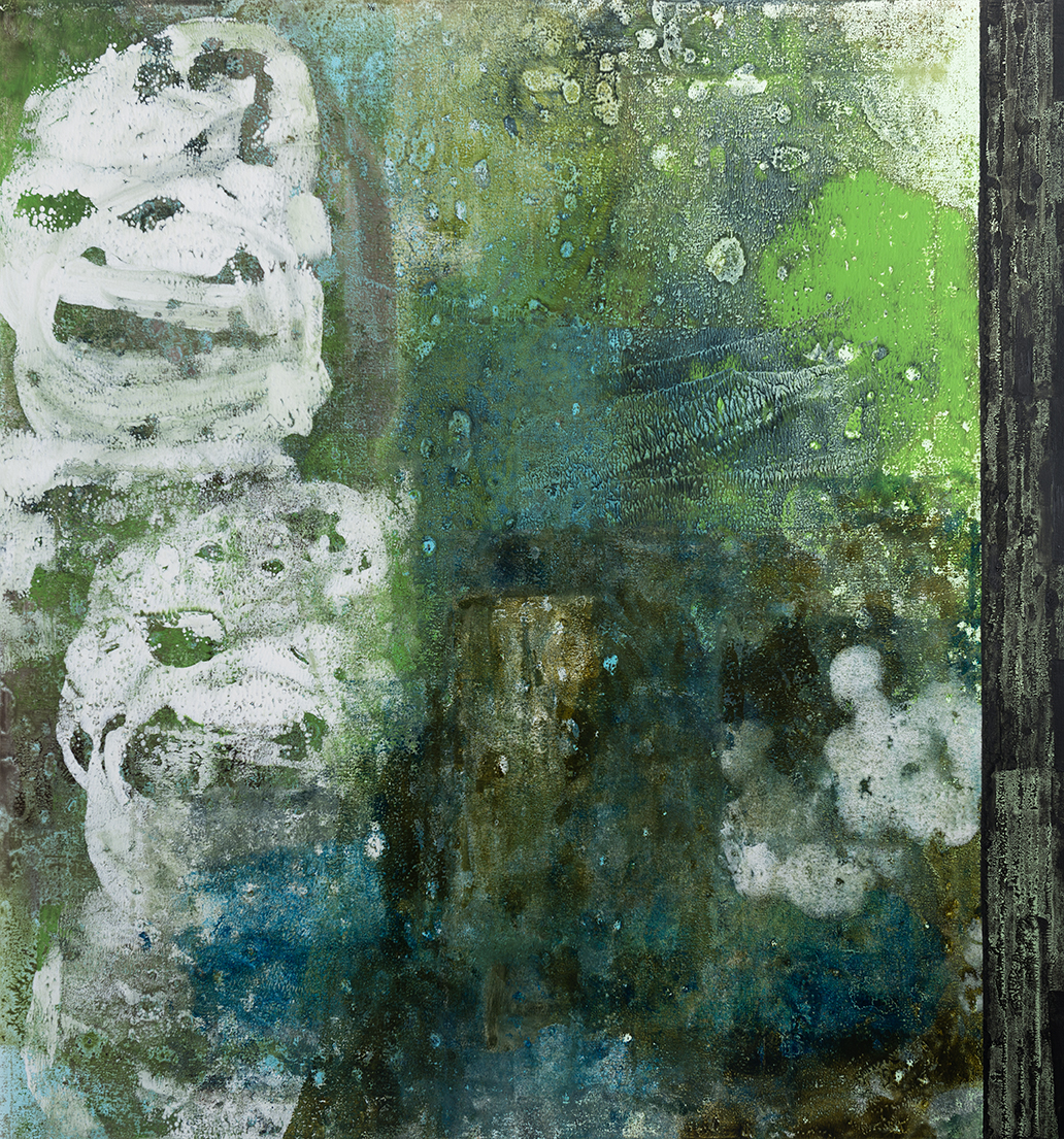 Jo Darbyshire, Roundhouse and Tunnel, 2015, oil on canvas, 150 x 140cm