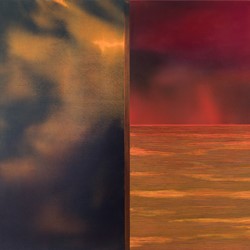 Jeremy Kirwan-Ward, View with a Room 2 2017, acrylic on canvas, 137 x 154cm