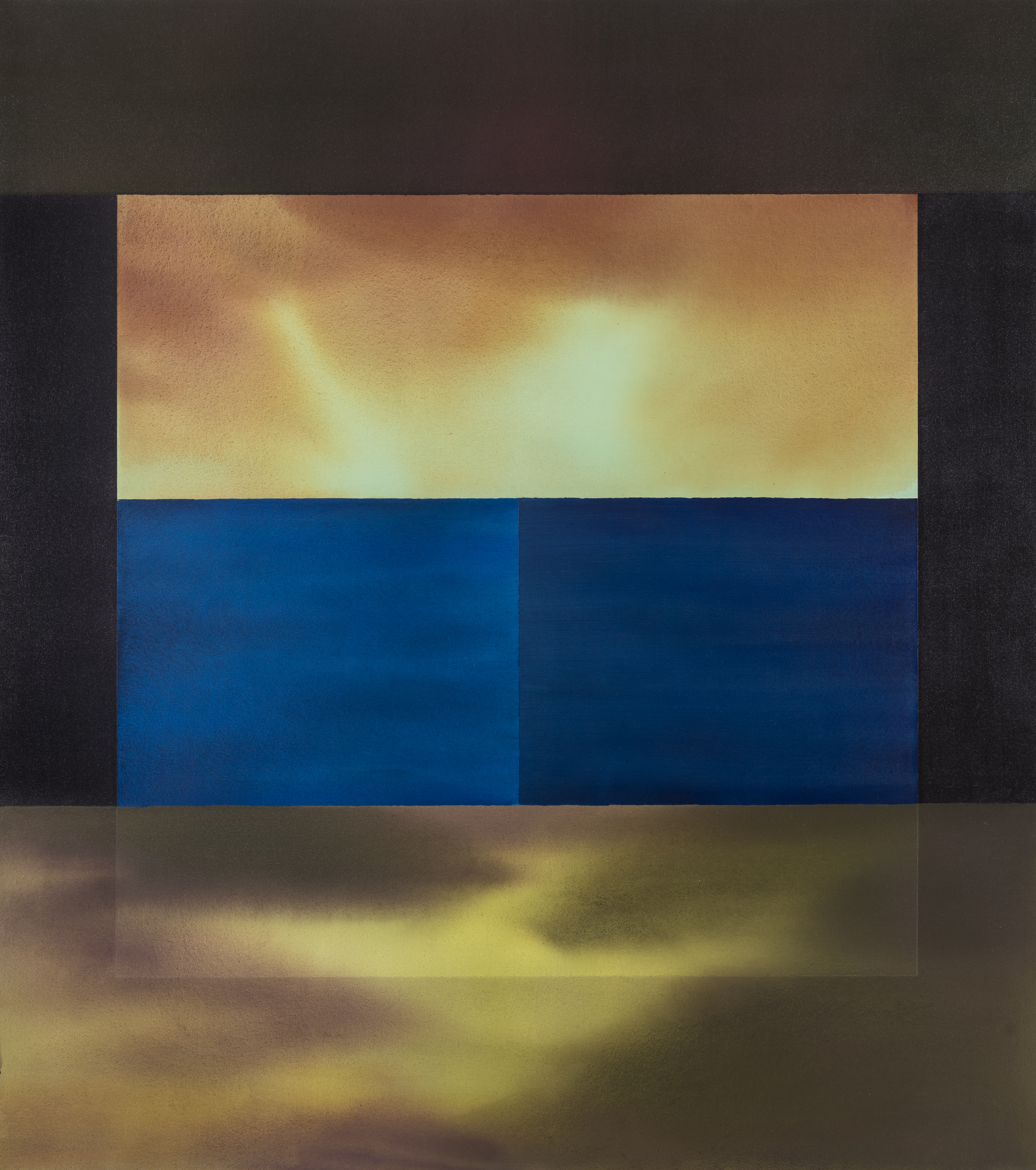 Jeremy Kirwan-Ward, View with a Room 3 2017, acrylic on canvas, 154 x 137cm