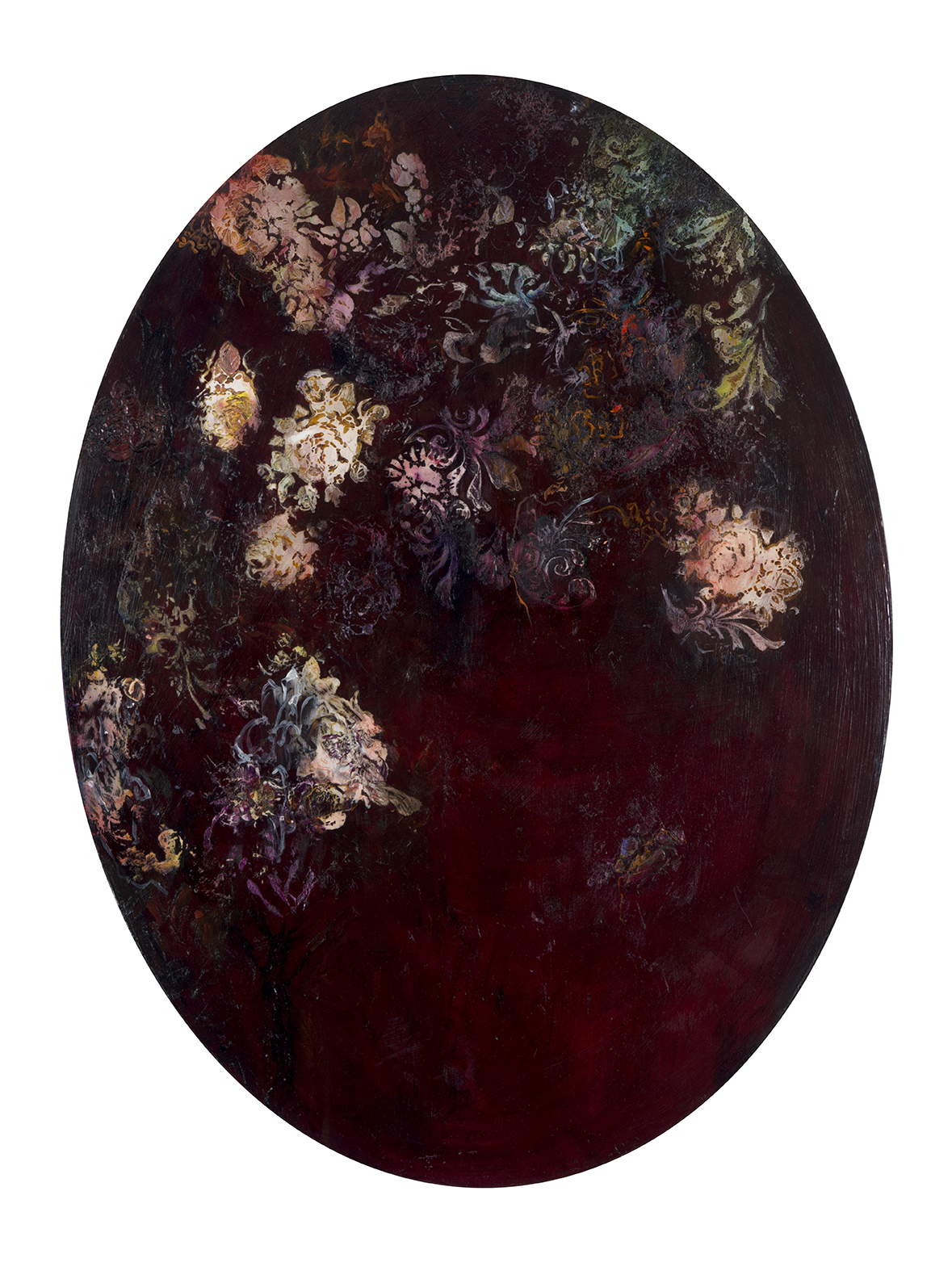 Angela Stewart, Poesis 14, 2016, oil and acrylic on board, 90 x 68cm
