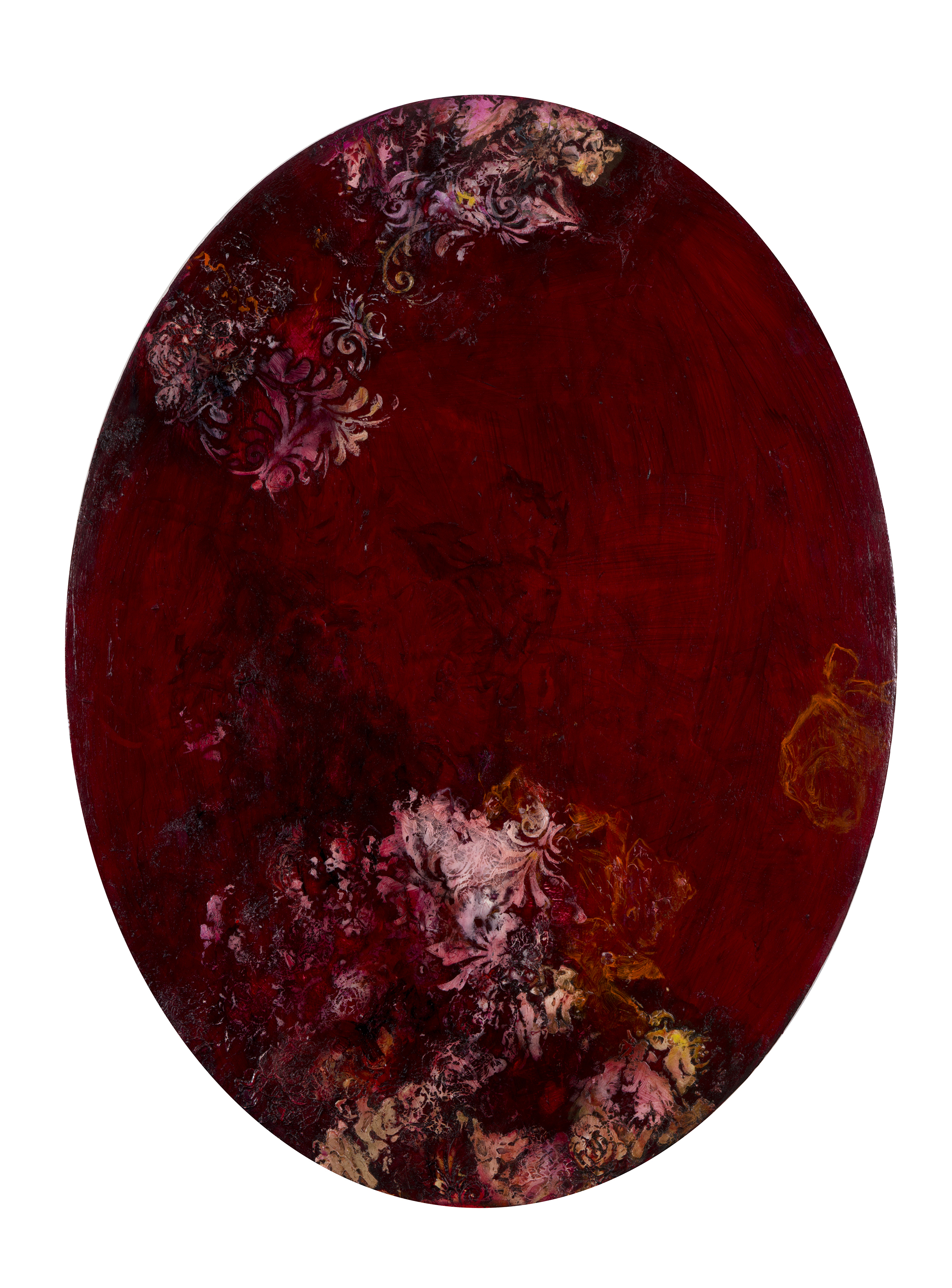 Angela Stewart, Poesis 15, 2016, oil and acrylic on board, 90 x 68cm