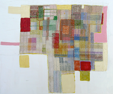 Eveline Kotai, Palette of Threads, 2015/16, mixed media, 61 x 51cm
