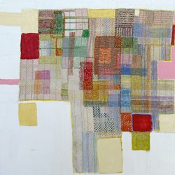 Eveline Kotai, Palette of Threads, 2015/16, mixed media, 61 x 51cm