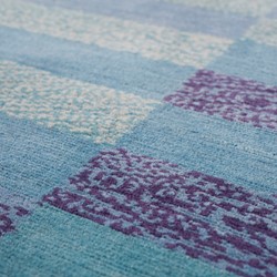 Eveline Kotai, Strip to Stripe Carpet 2018, Tibetan sheep wool, 750 x 150cm (detail)