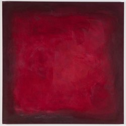 Michele Theunissen, Evaporate, 2018-2019, glue-size, egg tempera, pigment on canvas, 102 x 102cm