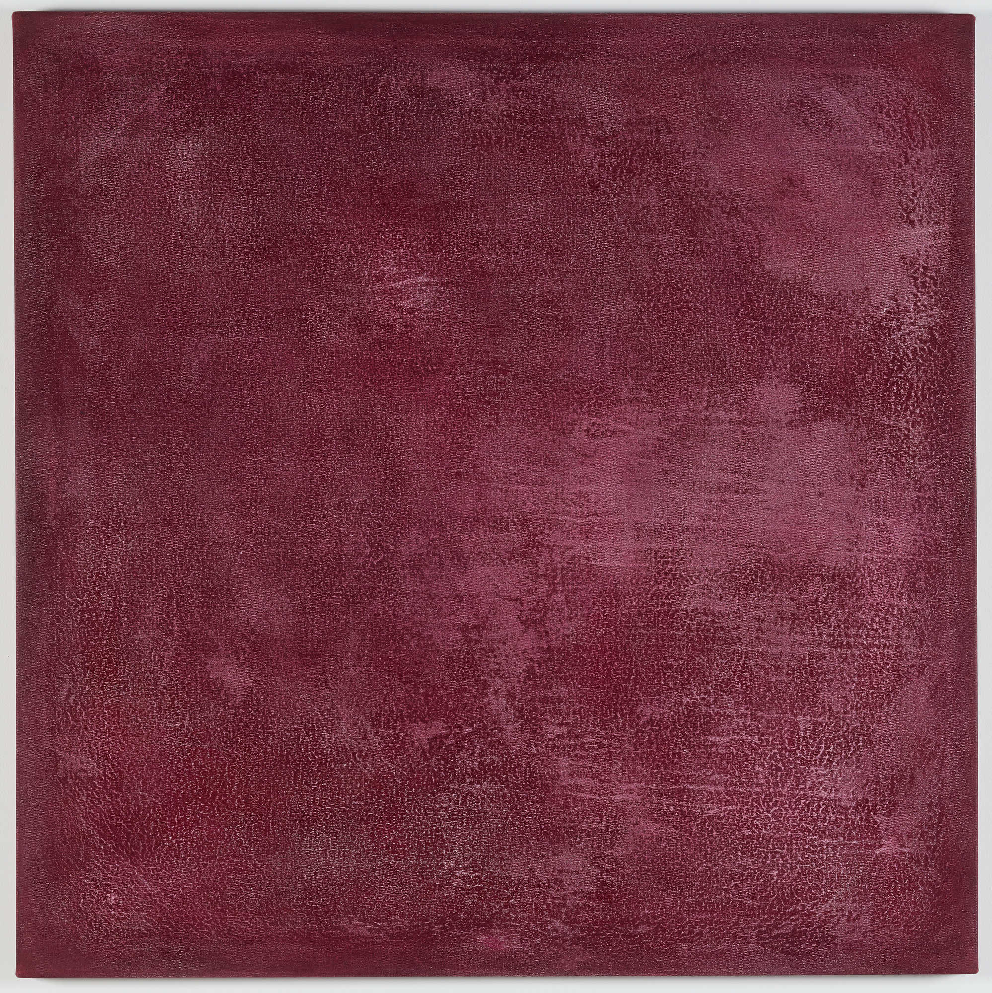 Michele Theunissen, Remainder, 2019, glue-size, egg tempera, pigment on canvas, 102 x 102cm