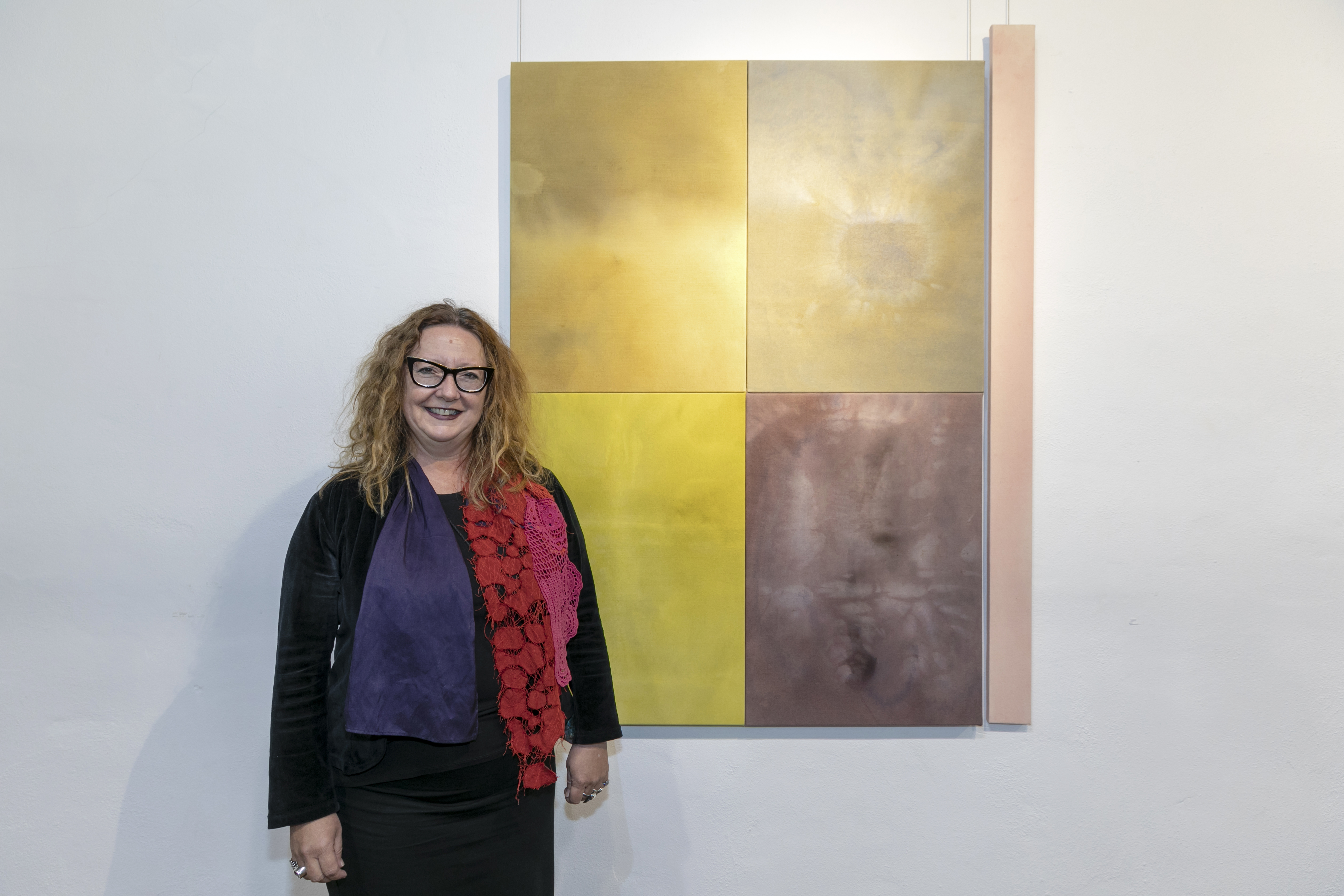 Penny Coss won the 2018 Royal Art Prize with 'Landstain'.
