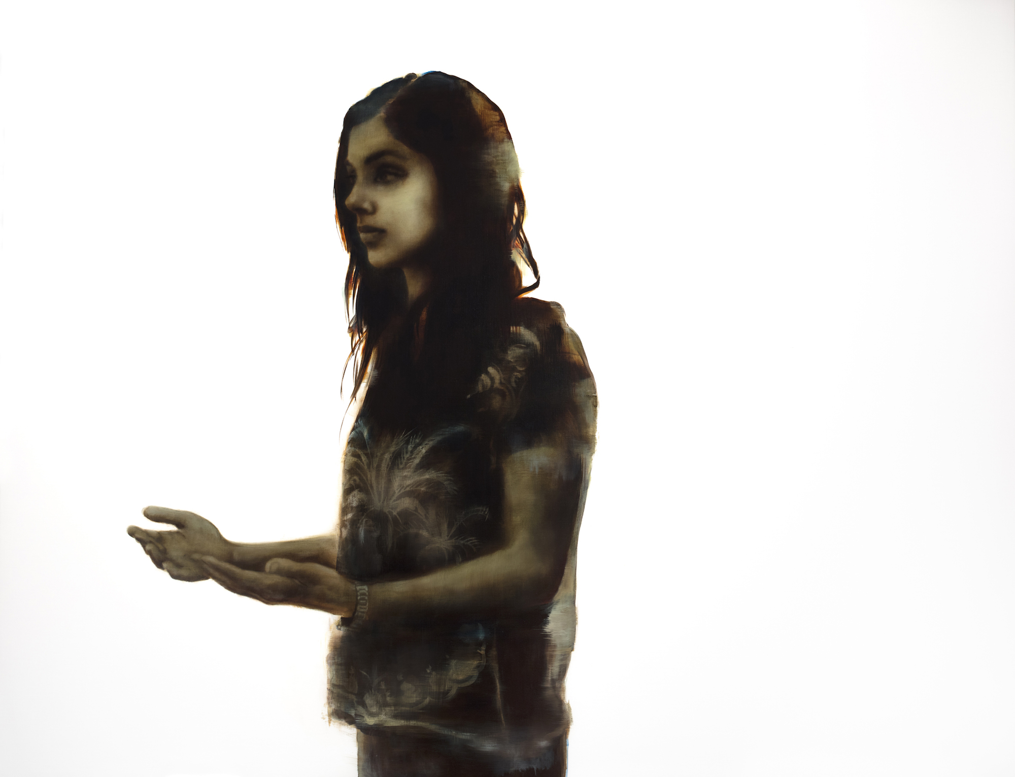 Rachel Coad, Mumtaz III 2017, oil on linen, 160 x 220cm