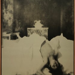 Connie Petrillo, Boy Dreaming, 2019, wet plate collodion ambrotype, 51 x 40.65cm