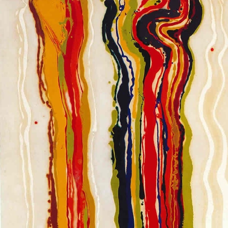 Carol Rudyard, To North Related, 1970, acrylic on canvas, 153 x 122.3cm