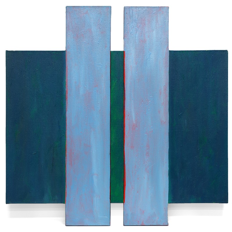 Untitled, 1979-80, acrylic on canvas, 76.5 x 76.5cm