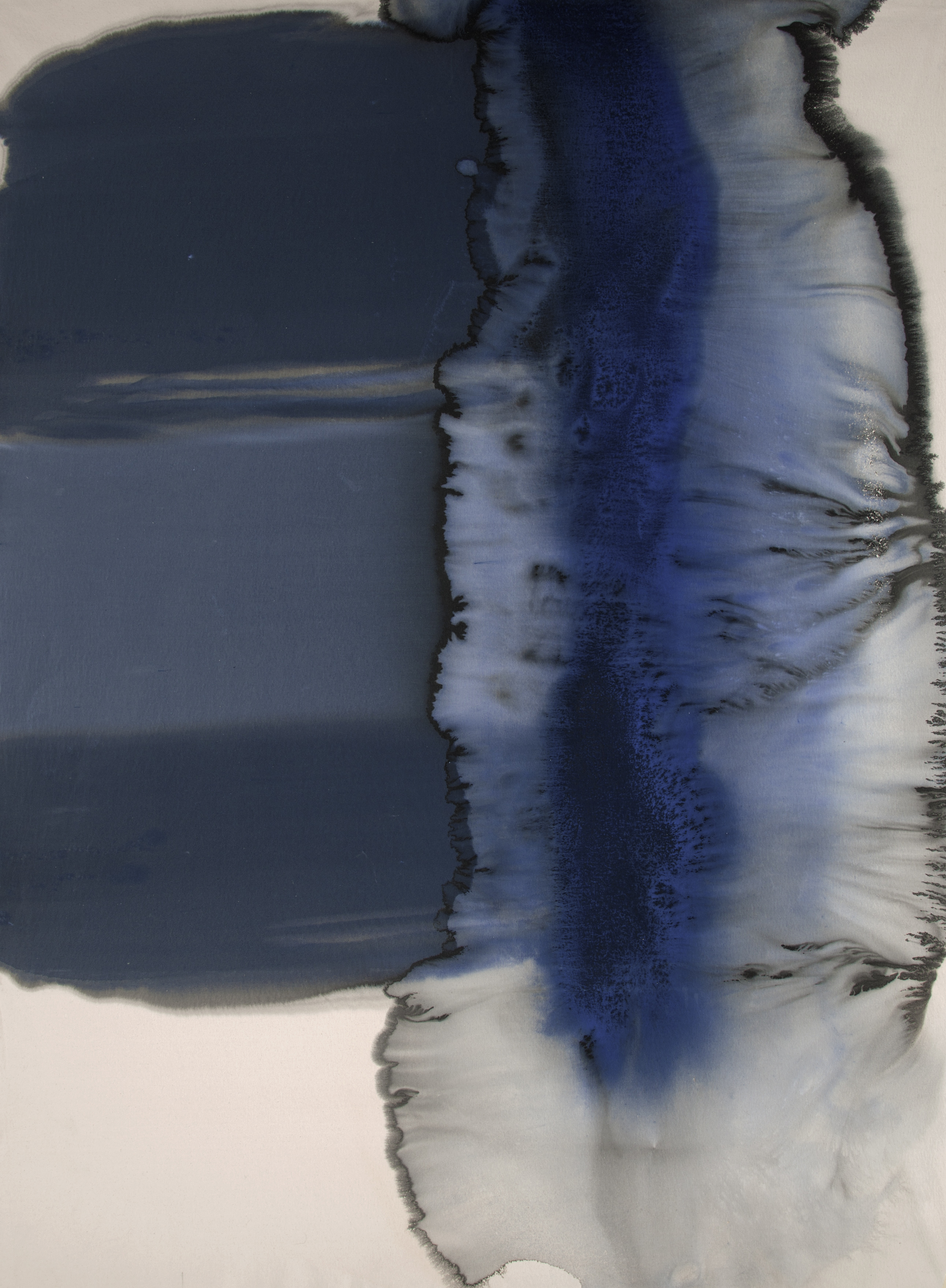 Penny Coss, Deep Blue, 2016-2019, acrylic on canvas, 200 x 146cm