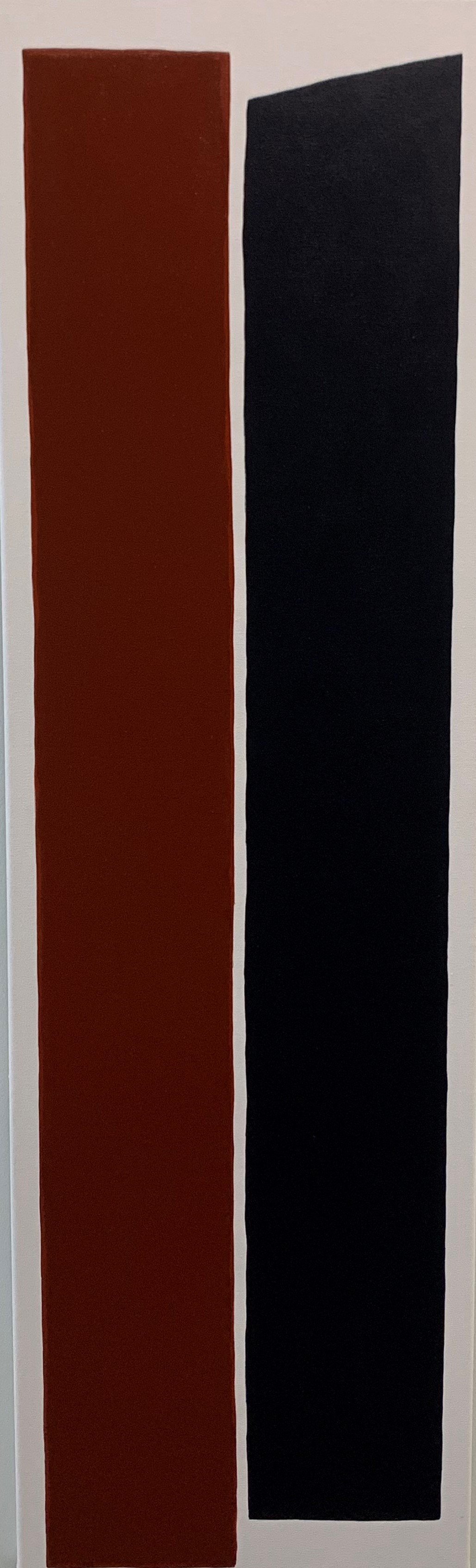 Trevor Vickers, Untitled 2019, acrylic on canvas, 122 x 36cm