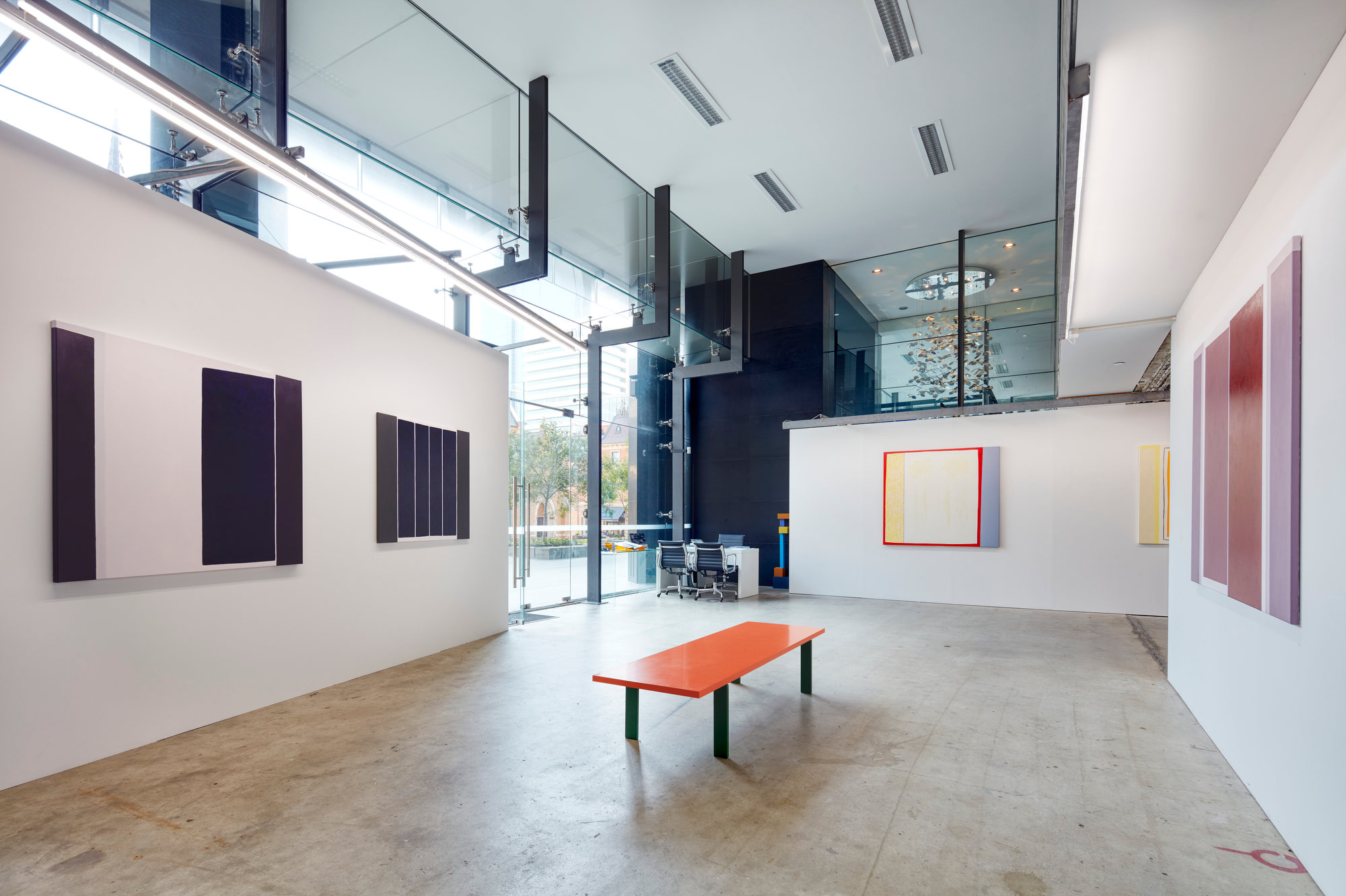 Trevor Vickers, New Paintings and Prints 2019, Art Collective WA. Acorn Photo. Installation view