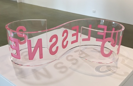 Jurek Wybraniec, Cluelessness, enamel paint on acrylic