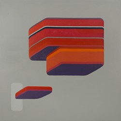 Caspar Fairhall, From Earth, 2019, oil on linen, 107 x 107cm