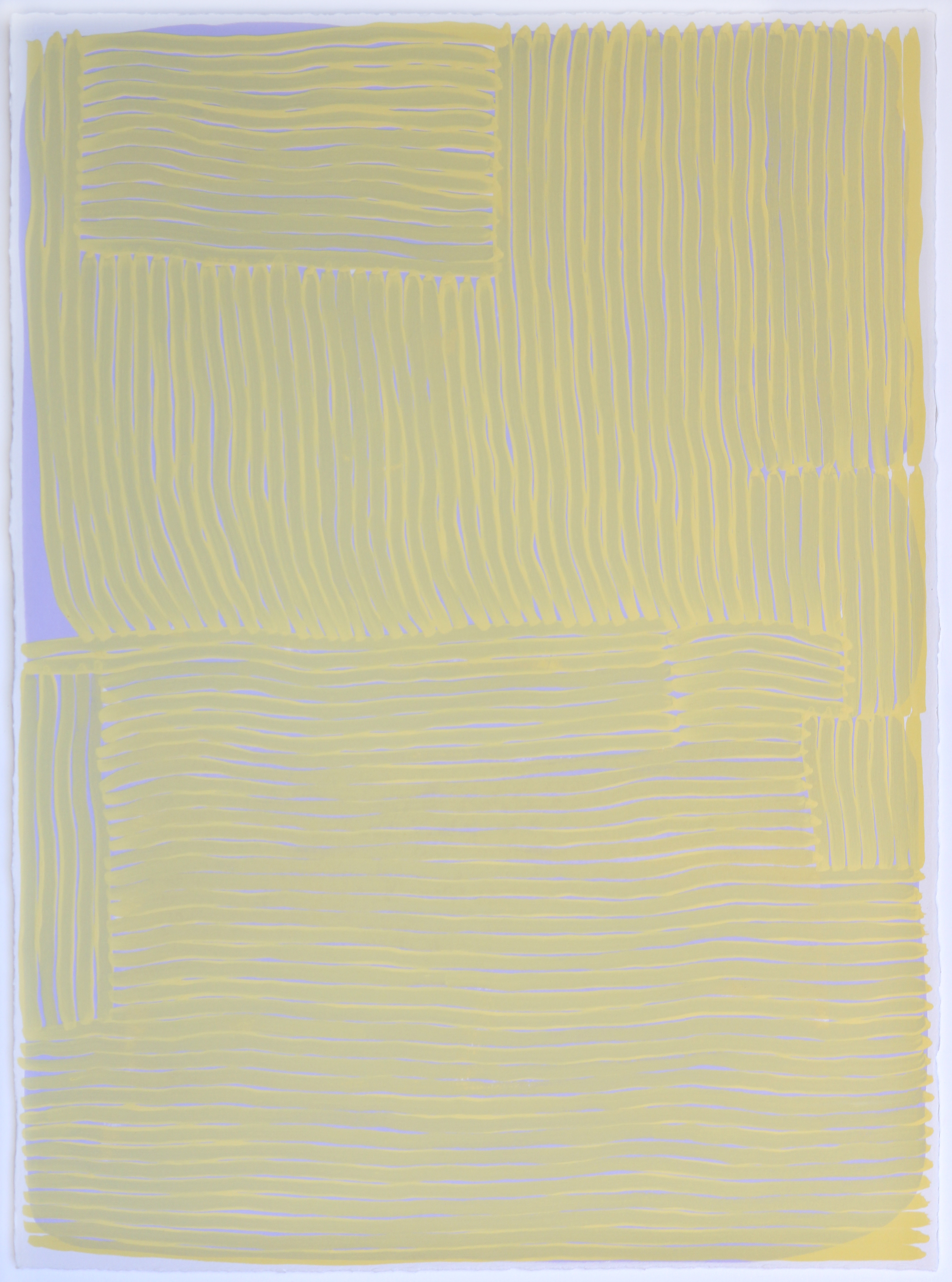 Tom Freeman, South Street House to Primary School, 2019, acrylic on paper, 76 x 56cm. Murdoch University Art Collection. Murdoch University Art Collection