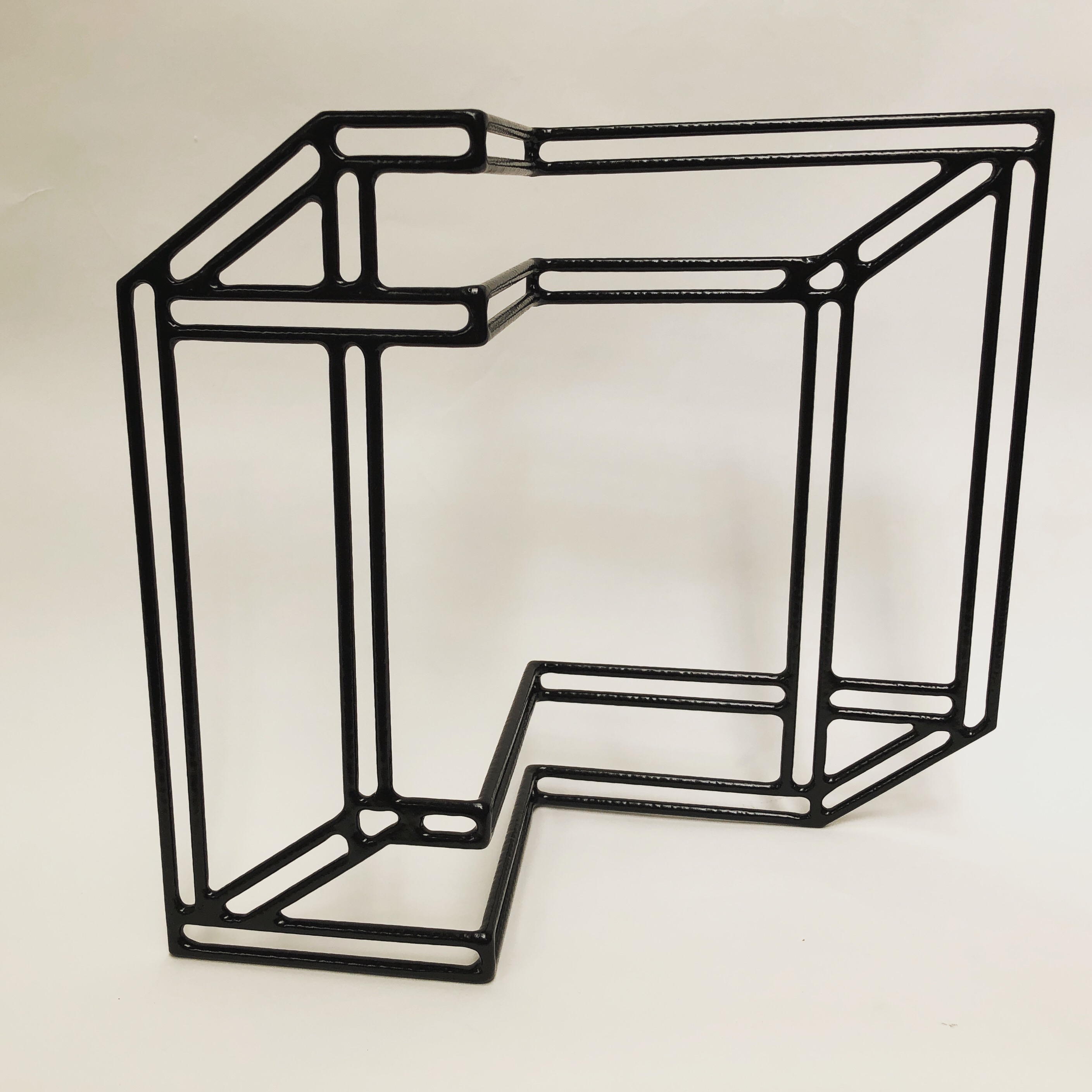 Jennifer Cochrane, Impossible Shadow 21, powdercoated steel, 31 x 40 x 20cm