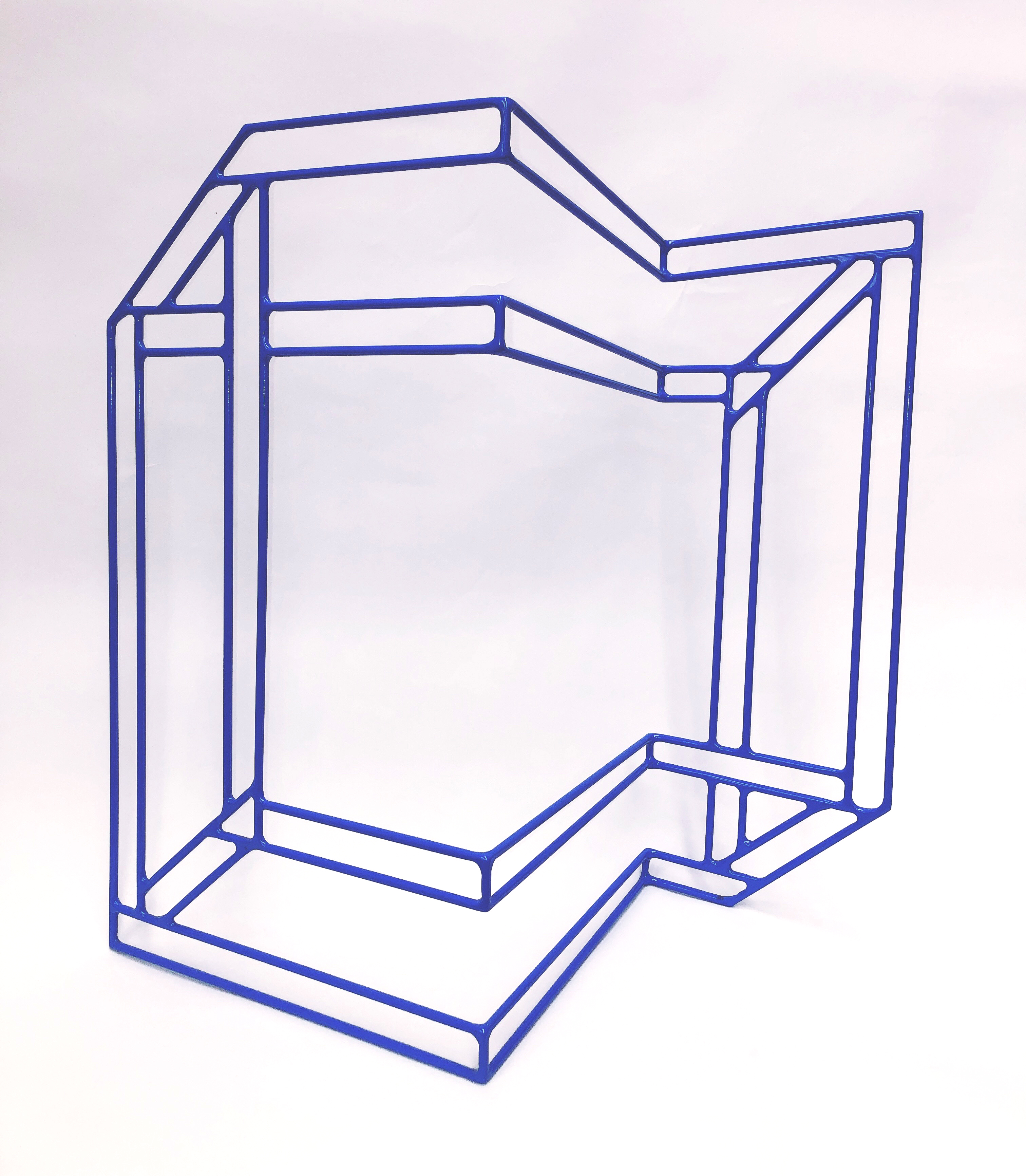 Jennifer Cochrane, Impossible Shadow 15, powdercoated steel, 40 x 50 x 40cm