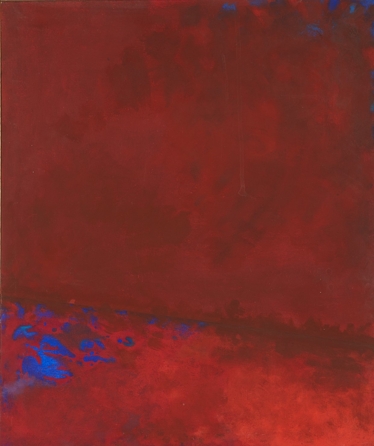 Carol Rudyard, Behind the Sea, 1971, acrylic on canvas, 58 x 50cm