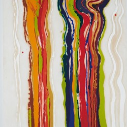 Carol Rudyard, To North Related, 1970, acrylic on canvas, 153 x 122.3cm