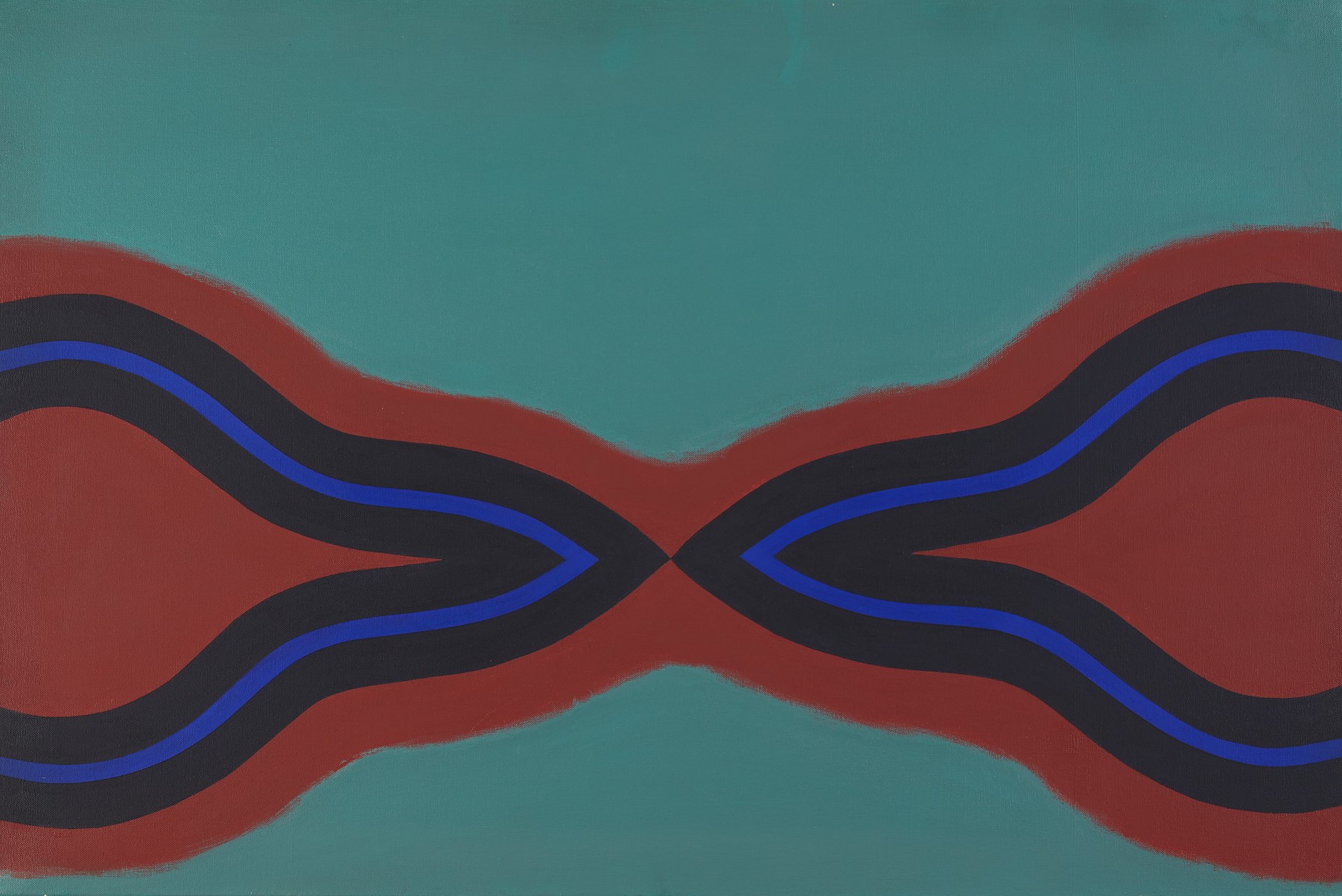Carol Rudyard, Untitled, 1973, acrylic on canvas, 61 x 91cm