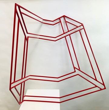 Jennifer Cochrane, Impossible Shadow 23, 2019, powder coated steel, 64 x 75 x 53cm