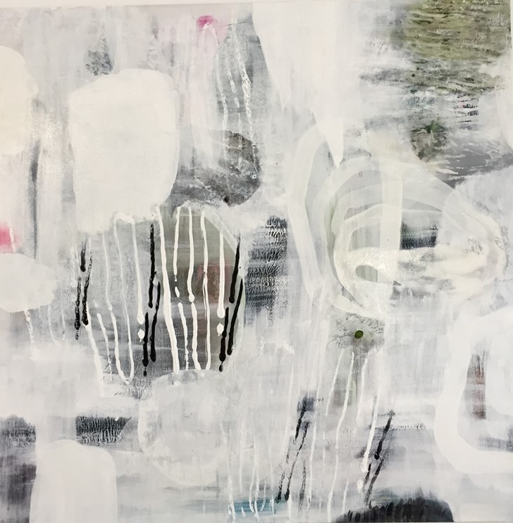 Jo Darbyshire, Limestone Coast, 2018, oil on canvas, 120 x 120cm
