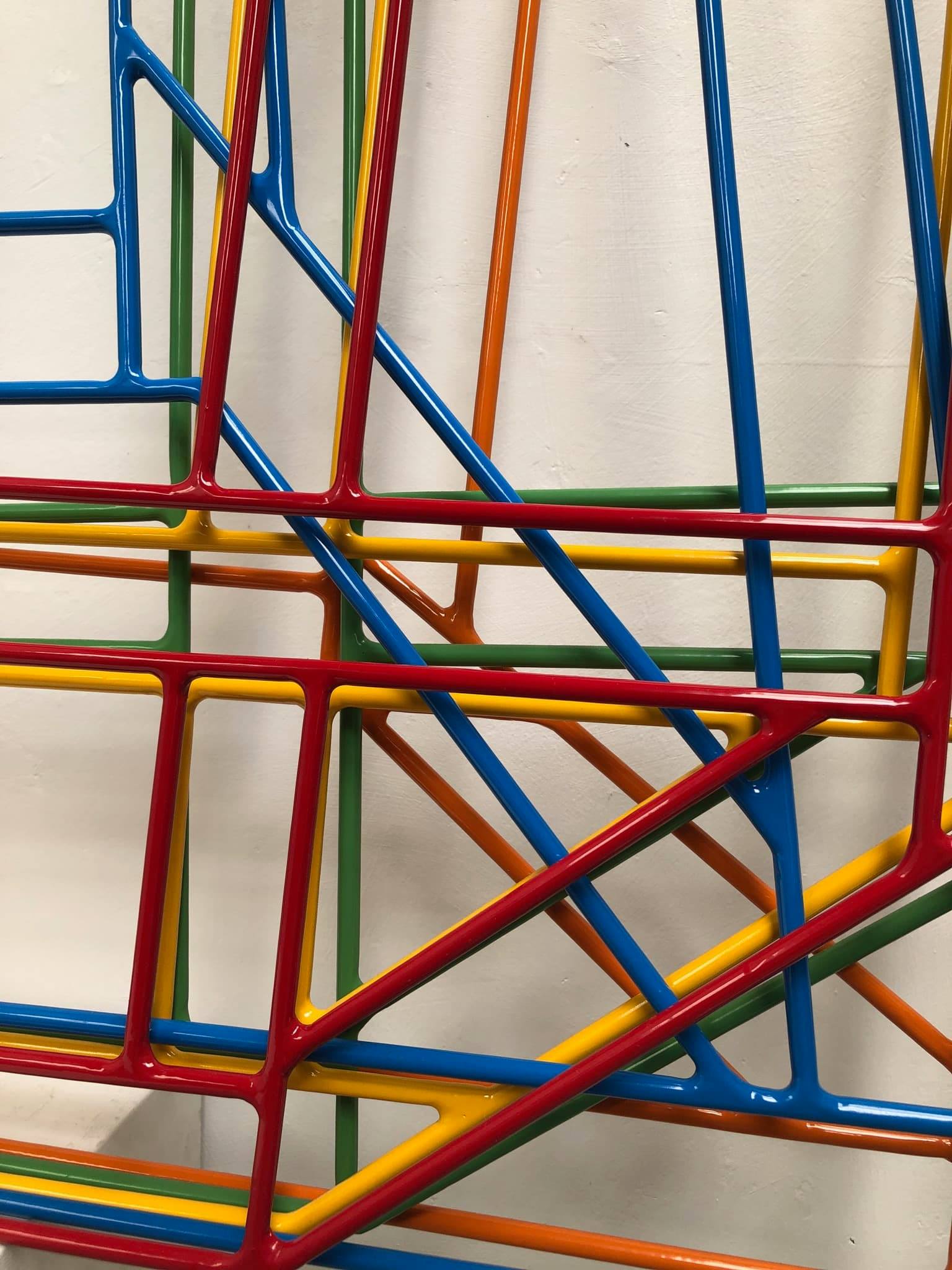 Jennifer Cochrane, From the Shadows, 2020, powder coated steel, detail