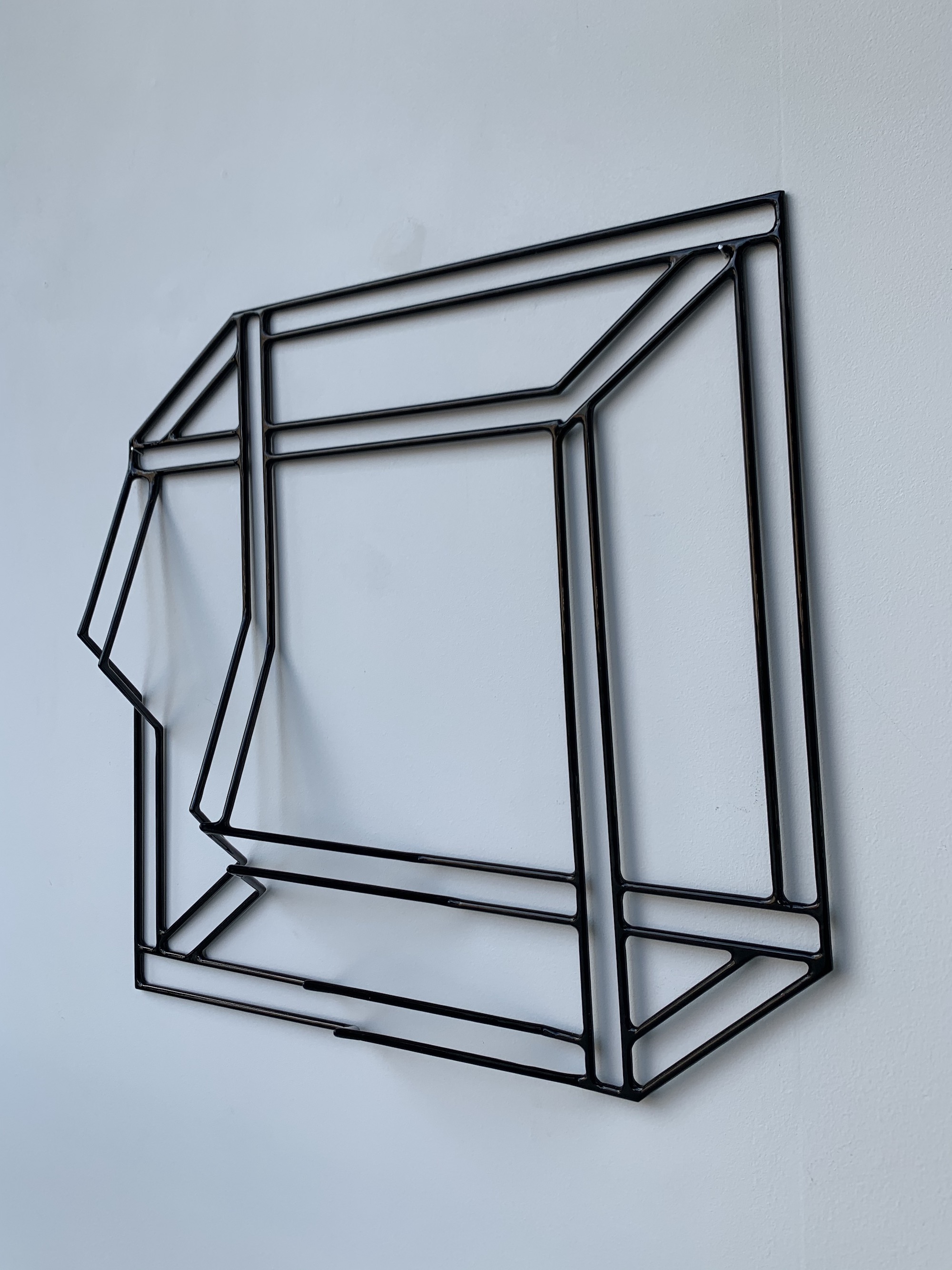 Jennifer Cochrane, Impossible Shadow #26, 2019, powder coated steel, 52 x 50cm
