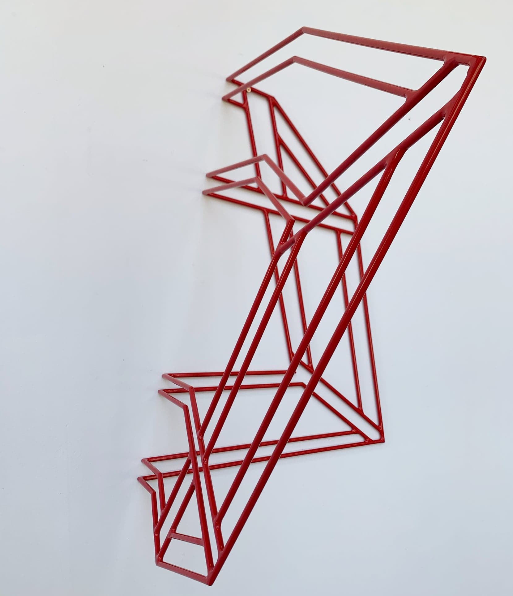 Jennifer Cochrane, Impossible Shadow 23, 2019, powder coated steel, 90 x 80 x 51cm (1)