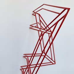 Jennifer Cochrane, Impossible Shadow 23, 2019, powder coated steel, 90 x 80 x 51cm (1)