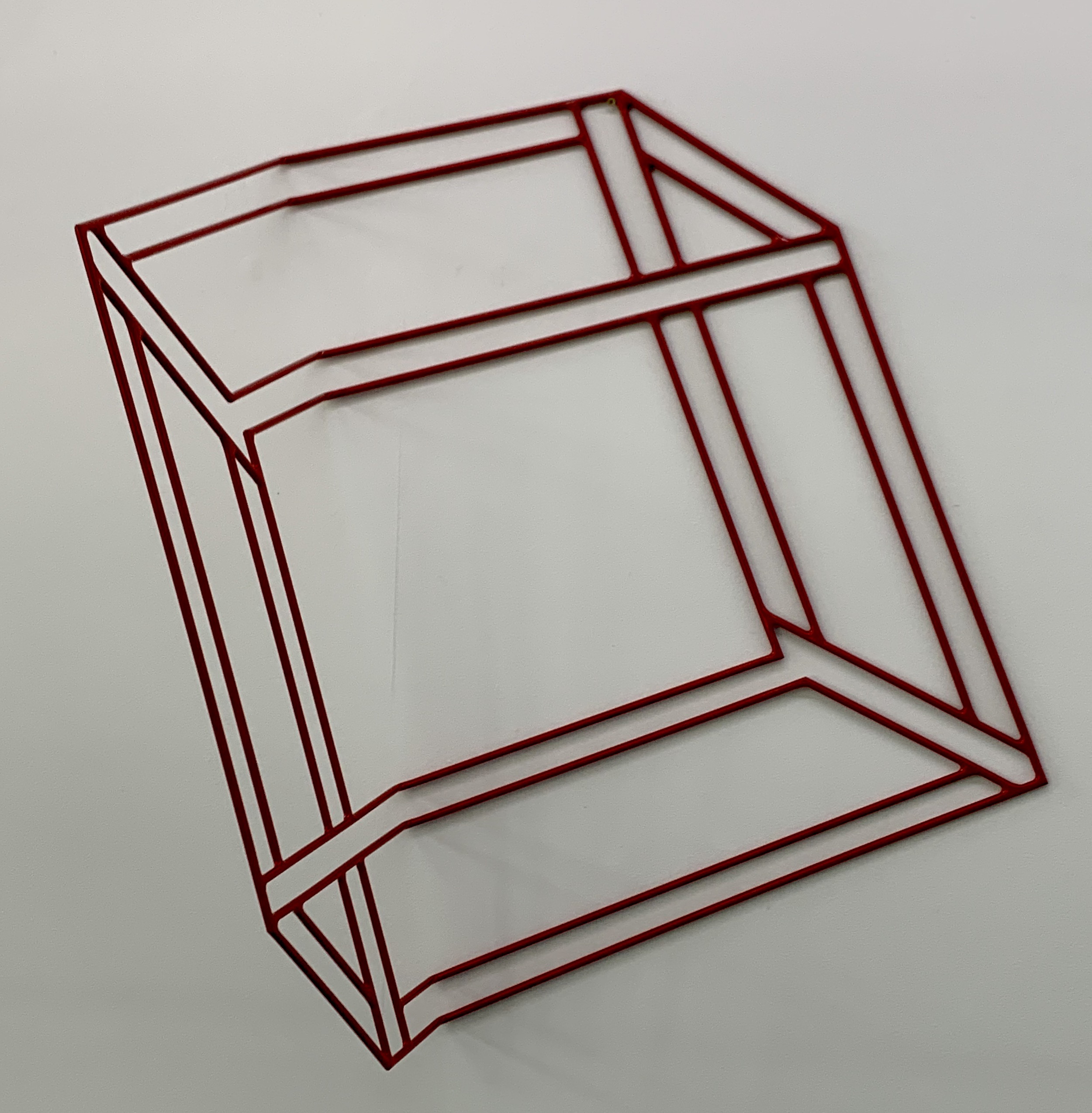 Jennifer Cochrane, Impossible Shadow #22, 2019, powder coated steel, 90 x 64 x 47cm