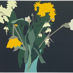 Joanna Lamb, Flower Collage, 012017, acrylic on paper, 46 x 48.5cm