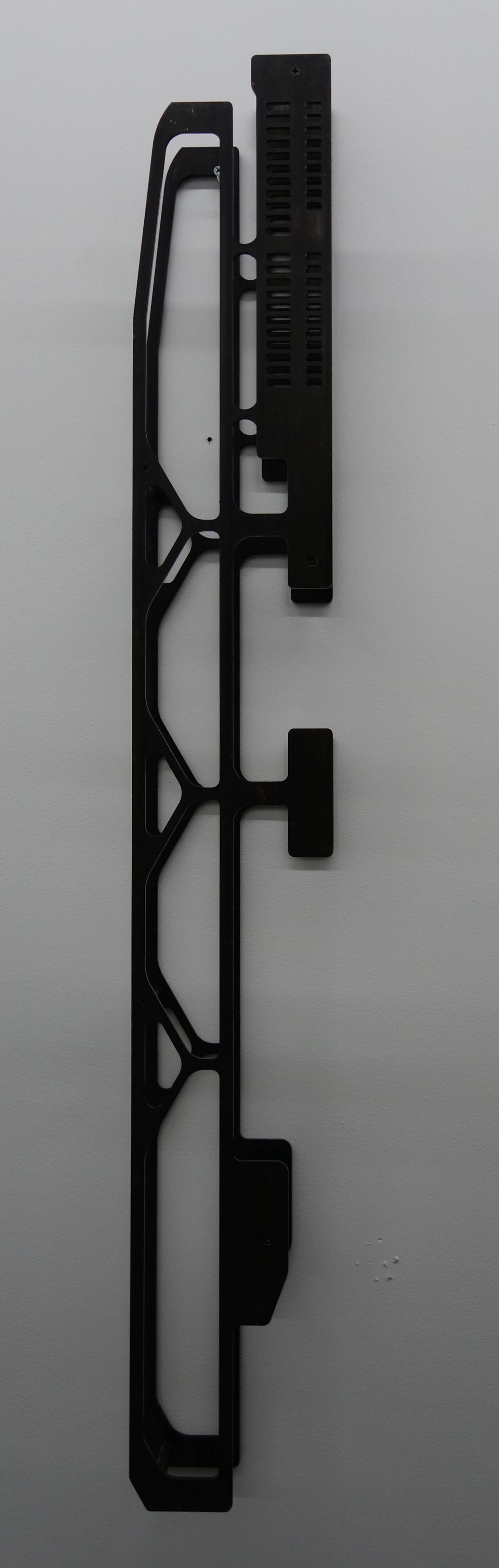 Jon Tarry, Kandahar Airport Runway, hardened gunmetal steel, 930 x 130 x 6.8cm