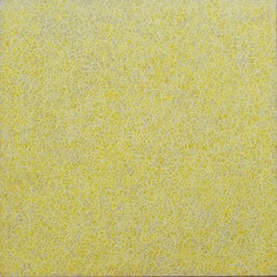 Michele Theunissen, Yellow Lines, pigment, acrylic, ink on canvas, 100 x 100cm