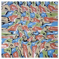 Alex Spremberg, Liquid Grid #8, enamel on wood, 61 x 61 x 3.5cm