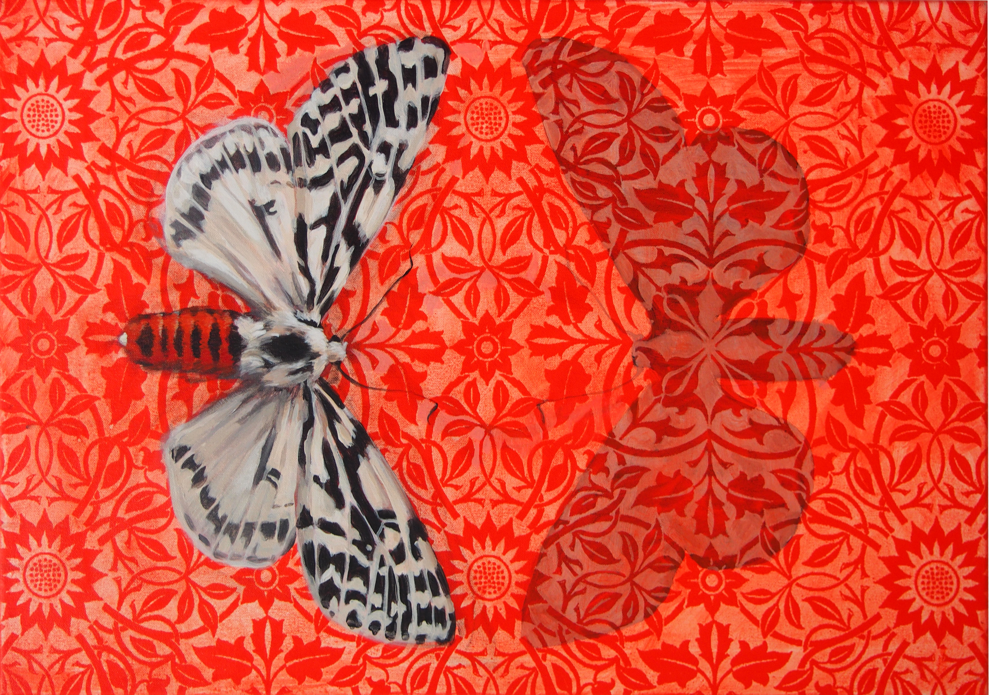 Clare McFarlane, Shadow III, 2014, acrylic and inkjet print on canvas, 45.5 x 66cm